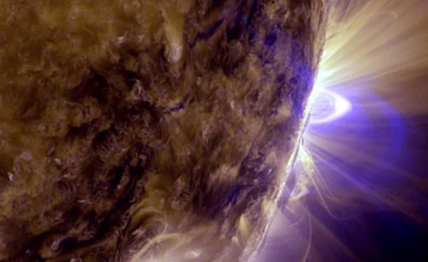 השמש, מתוך סרטון ה-5 שנים (צילום: נאס"א)