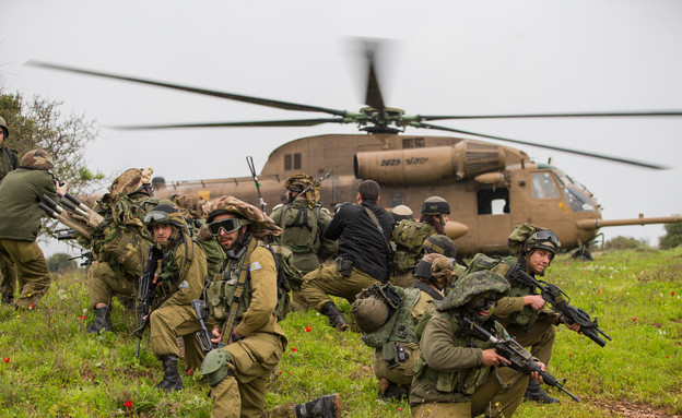 תרגיל מוסק של גדוד רם פיקוד העורף (צילום: דובר צה"ל, באדיבות גרעיני החיילים)