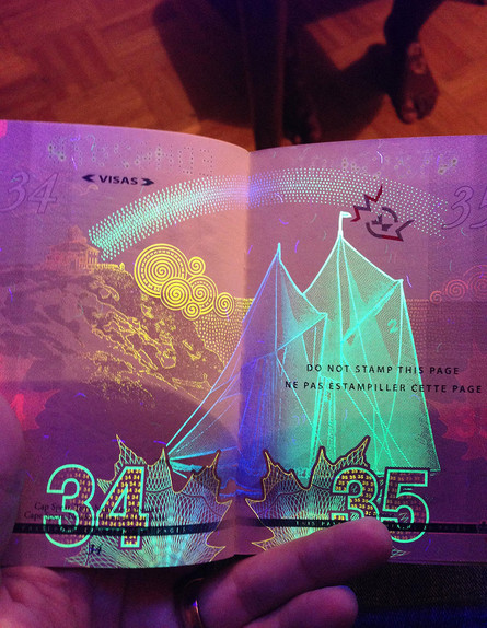 דרכון קנדי זוהר (צילום: chachichachichicken)
