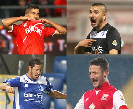 אבוחצירה, גאדיר, הירש וגוזלן. מי ישחק במכבי חיפה בעונה הבאה? (צילום: ספורט 5)