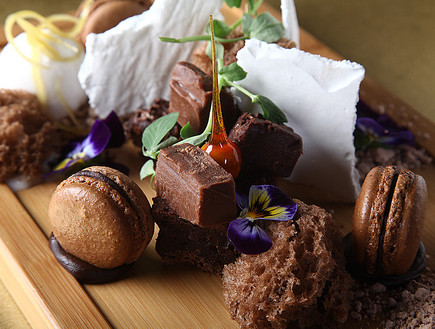 פאדג' שוקולד וטראפלס (צילום: אפיק גבאי, mako אוכל)