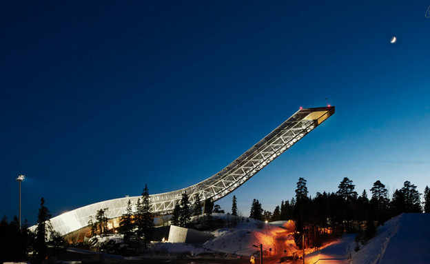 בית ממגלשת סקי (צילום: airbnb)