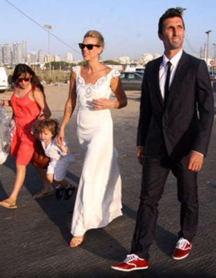 אילנה ברקבויץ' ואריק בנאדו חתונה (צילום: אורי אליהו)
