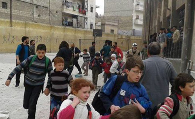 5 ילדים נהרגו בהפגזת בי"ס בסוריה