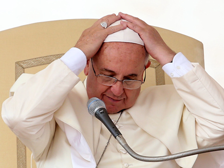 חולל את הסערה. האפיפיור פרנציסקוס (צילום: רויטרס)
