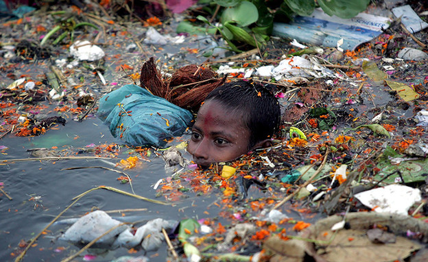 זיהום הסביבה (צילום:  boredpanda.com​)