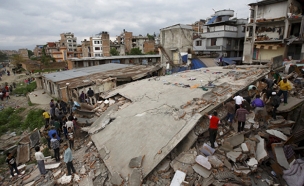 ההרס בעקבות הרעידה בנפאל, היום (צילום: רויטרס)