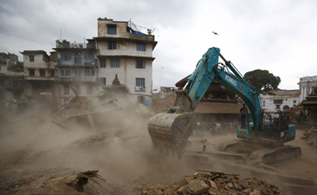 רעידת אדמה בנפאל (צילום: רויטרס)