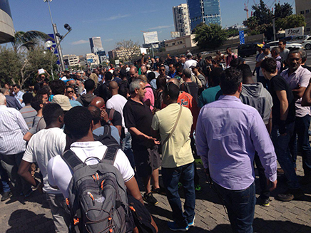 הפגנה, אתיופים (צילום: חדשות 2)