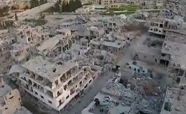 70% משטח העיר נהרס כליל (צילום: cnn)