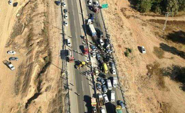 "כביש הדמים" (צילום: דוברות אגף התנועה, משטרת ישראל)