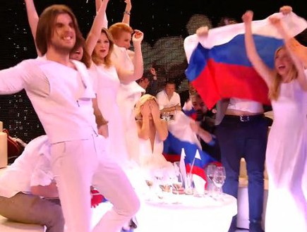 חצי גמר אירוויזיון חלק א - רוסיה (צילום: מתוך משדר אירוויזיון 2015, ערוץ 1)