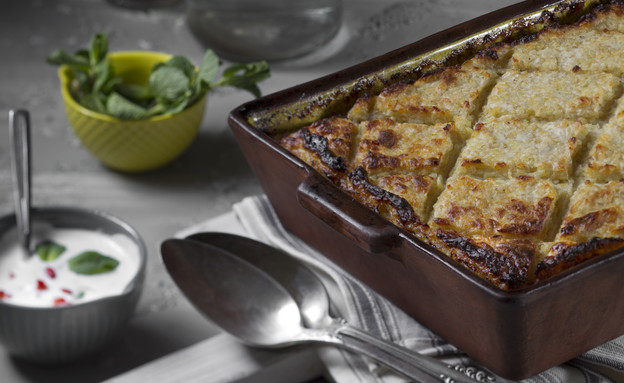 מאפה לבנוני - בורגול ותפוחי אדמה