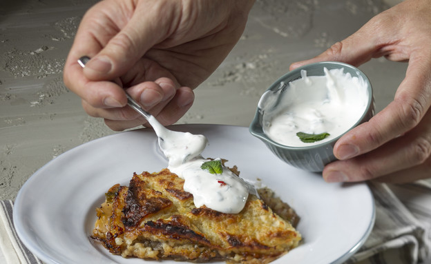 מאפה לבנוני - בורגול ותפוחי אדמה