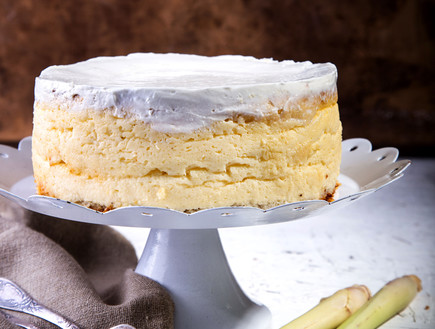 עוגת גבינה ולמון גראס (צילום: שרית גופן, mako אוכל)