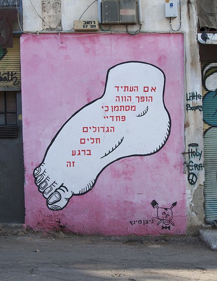 מאה הדברים הטובים בישראל - הגרפיטי הכי מאגניב  (צילום: חגי מרום)