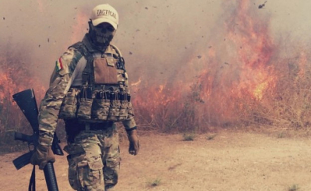 נורבגי שהתגייס לכורדים (צילום: חשבון האינסטגרם של הלוחם הנורבגי)