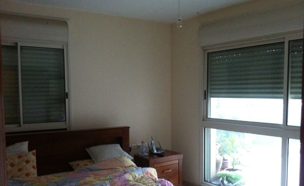 קטיה רביץ, חדר שינה לפני (צילום: צילום ביתי)