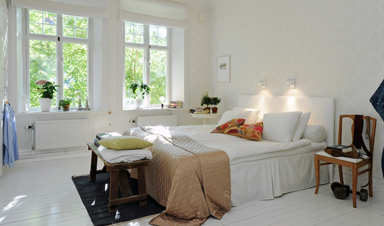 בית טוב, חדר שינה מואר ירוק עמדת שליטה  (צילום: Alvhem Fredrik Karlss)
