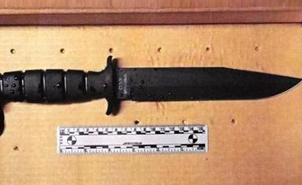 הנשק שנתפס על גופו של ההרוג (צילום: CNN)