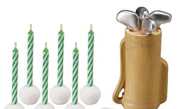 נרות יום הולדת 15, סט נרות בצורת ערכת גולף