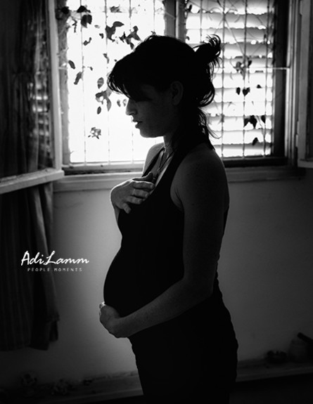 דורון אושפיז - צילום הריון עדי לם (צילום: עדי לם)