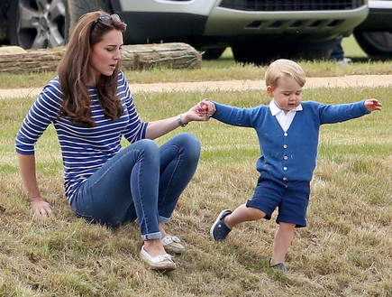 קייט והנסיך ג'ורג' (צילום: אימג'בנק/GettyImages, getty images)