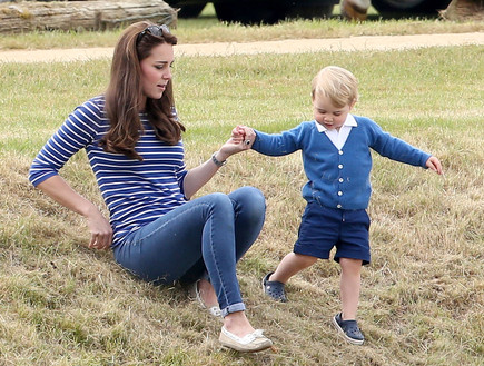 קייט והנסיך ג'ורג' (צילום: אימג'בנק/GettyImages, getty images)