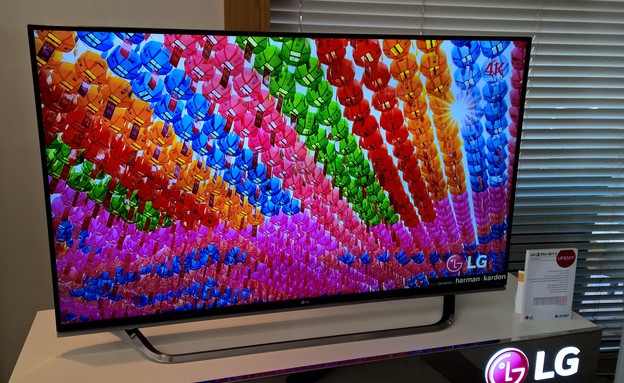 טלוויזיה באיכות Ultra-HD של LG (צילום: יאיר מור, NEXTER)