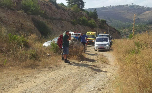 זירת הירי סמוך לדולב, היום (צילום: אהוד אמיתון - סוכנות תצפית)