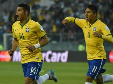 ברזיל ברבע הגמר (AFP) (צילום: ספורט 5)