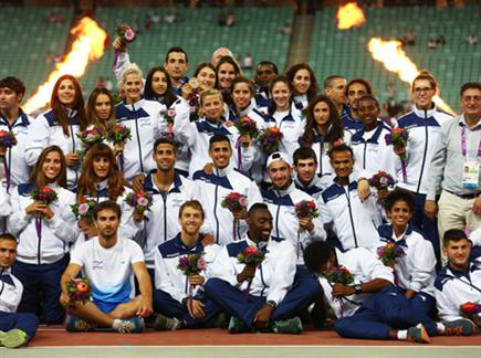 הישג נהדר. נבחרת ישראל באתלטיקה (gettyimages) (צילום: ספורט 5)