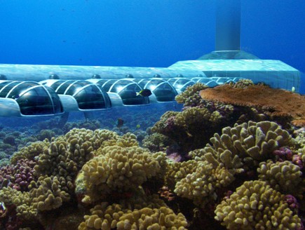 מלון מתחת למים, חדרים, Poseidon Underwater Resort  Fiji  (צילום: Poseidon Underwater Resort  Fiji)