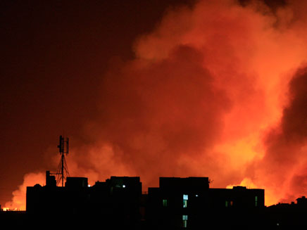 המפעל שהופצץ בחרטום לפני 3 שנים (צילום: רויטרס)