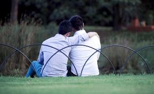 זוג הומואים (צילום: thinkstock)