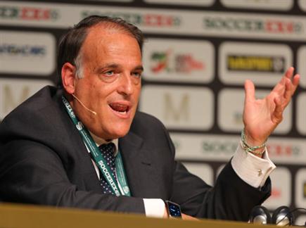 נשיא מנהלת הליגה הספרדית חבייר טבאס, לא מוותר (gettyimages) (צילום: ספורט 5)