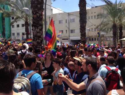 מצעד הגאווה בחיפה 2015 (צילום: תומר ושחר צלמים)