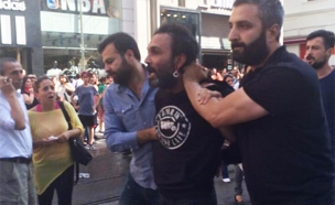 עימותים עם המשטרה. טורקיה היום (צילום: טוויטר)