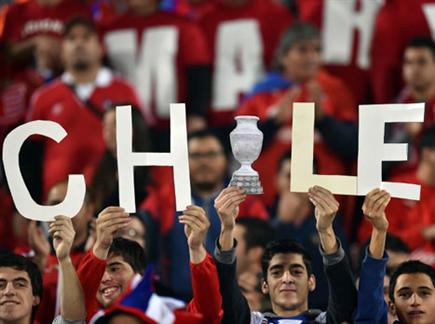 צ'ילה מכינה את הגמר הכי ביתי (AFP) (צילום: ספורט 5)