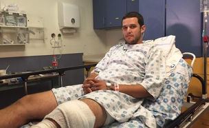 יאיר הופר, נפצע בפיגוע ליד שבות רחל (צילום: חדשות 2)