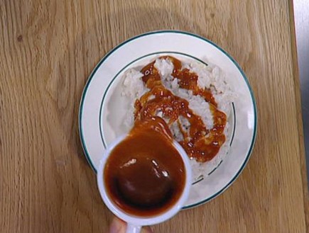  ג'ואנה - אורז מתוק בחלב ושמנת עם רוטב קרמל מלוח (צילום: מתוך מאסטר שף 5, שידורי קשת)