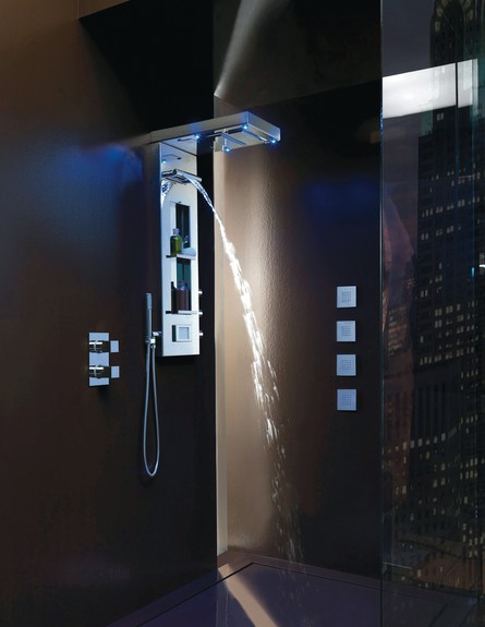 ראש מקלחת טכנולוגיה בחדר הרחצה, HeziBank  (צילום: HeziBank)
