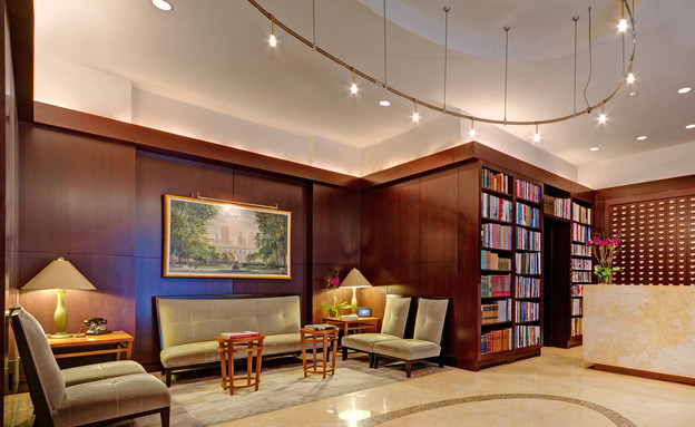 עשרים המלונות הכי טובים בעולם - The library Hotel  (צילום: www.libraryhotelcollection)