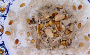 למא שחאדה – עוף ואורז ביוגורט עזים  (תמונת AVI: מתוך מאסטר שף 5, שידורי קשת)