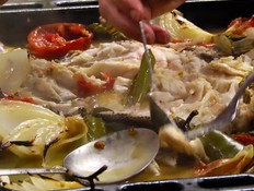 דג אפוי בתנור – סדנה עם אייל שני  (צילום: מתוך מאסטר שף, שידורי קשת)