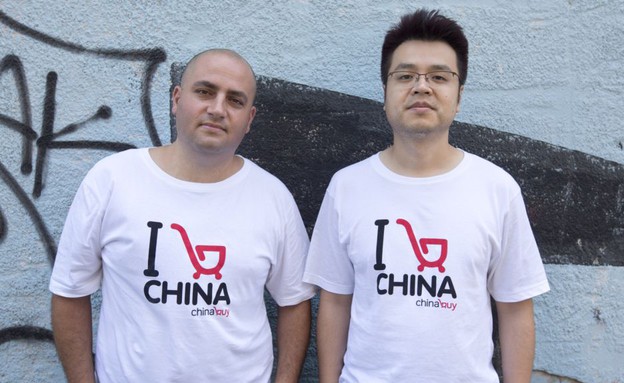ג'ו זאנג ויובל אטד, מייסדי chinabuy  (צילום: מוטי מילרוד)