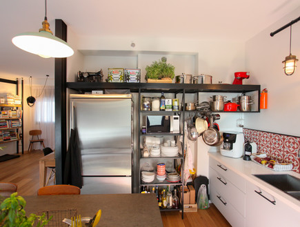 הדירה של ליהי הוד, מטבח (צילום: אבישי פינקלשטיין)