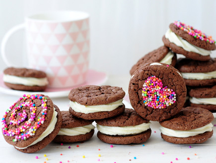 עוגיות סנדוויץ' (צילום: שרית נובק - מיס פטל, mako אוכל)