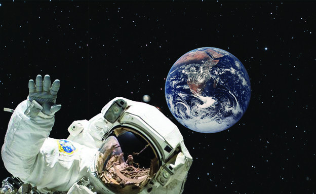 סלפי מהחלל (צילום: NASA)