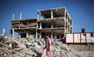 ההרס בעזה לאחר צוק איתן (צילום: Anadolu Agency, GettyImages IL)